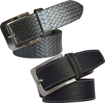 

Sun Shopping Men Formal Black Synthetic Belt