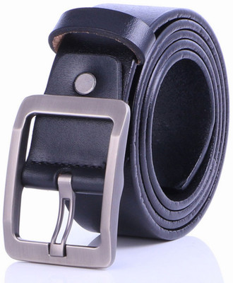 

Fuddy-Duddy Men Party, Casual, Formal, Evening Black Genuine Leather Belt