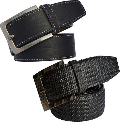 

Sun Shopping Men Formal Black Synthetic Belt