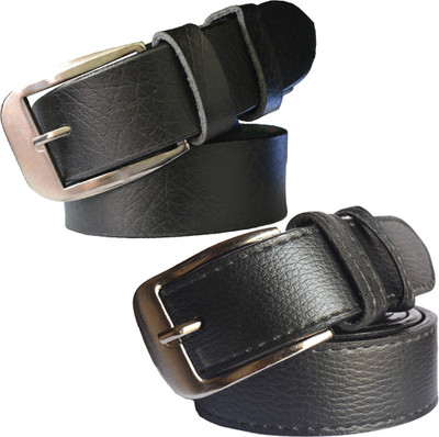 

Sun Shopping Men Formal Black Synthetic Belt