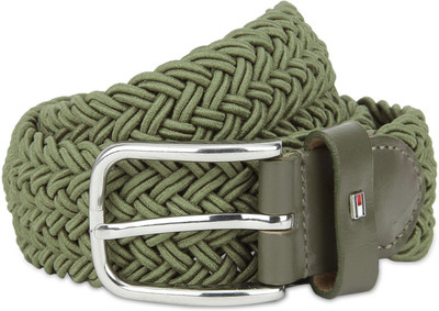 

Tommy Hilfiger Girls Green Fabric Belt, Olive