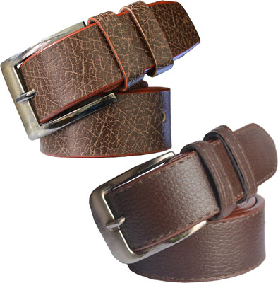 

Sun Shopping Men Formal Brown Synthetic Belt