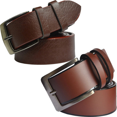 

Sun Shopping Men Formal Brown Synthetic Belt