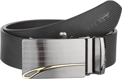 

Spairow Men Formal Black Genuine Leather Belt