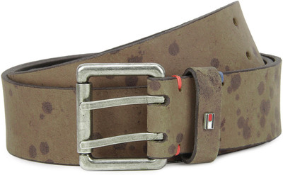 

Tommy Hilfiger Men Casual Brown Genuine Leather Belt, Grey