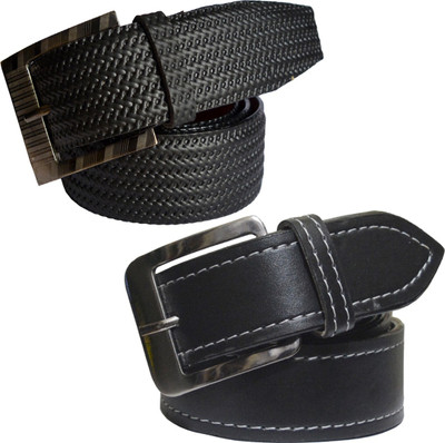 

Sun Shopping Men Formal Black Synthetic Belt