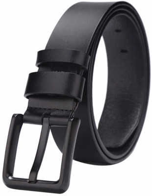 

Fuddy-Duddy Men Casual, Party, Formal Black Genuine Leather Belt