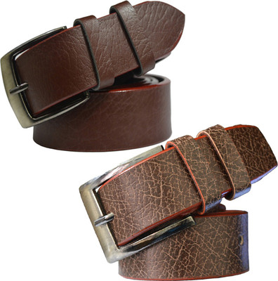 

Sun Shopping Men Formal Brown Synthetic Belt