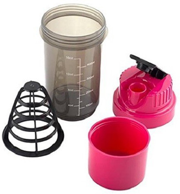 

Kombuis Kitchenware Gym Shaker Sipper Bottle (Color May Vary) 500 ml Shaker(Pack of 1, Multicolor)