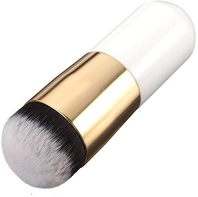 

Zafos store 1PCS Bold Handle Large Round Head Makeup Brushes/foundation Brush/blush Brush/buffer Brush/powder Brush/bronzer Brush/bb Cream Brush/beauty Cosmetics (Golden and White) (Pack of 1)(Pack of 1)