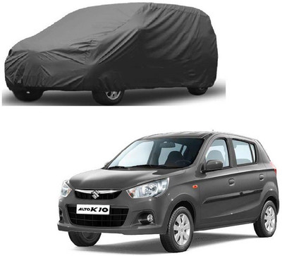 Furious3D Car Cover For Maruti Suzuki Alto K10 (Without Mirror Pockets)(Grey)
