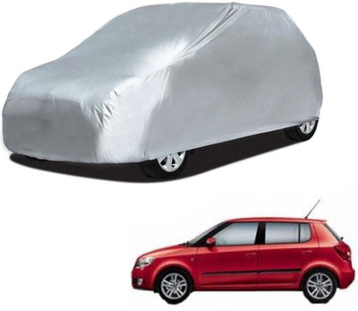 Mobik Car Cover For Skoda Fabia (Without Mirror Pockets)(Silver)