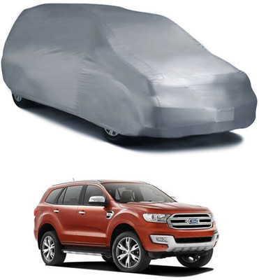 Deltakart Car Cover For Ford Endeavour (Without Mirror Pockets)(Silver)