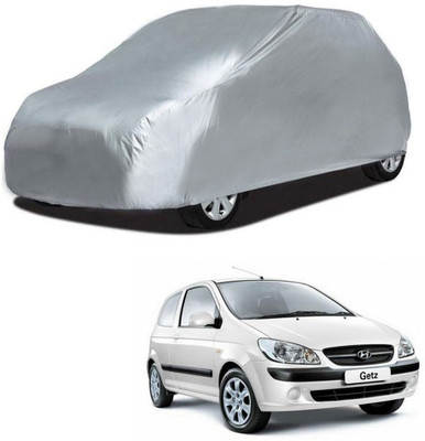 Deltakart Car Cover For Hyundai Getz (Without Mirror Pockets)(Silver)