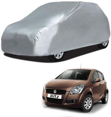 Deltakart Car Cover For Maruti Suzuki Ritz (Without Mirror Pockets)(Silver)