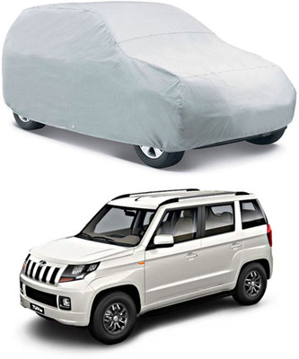 Deltakart Car Cover For Mahindra TUV300 (Without Mirror Pockets)(Silver)