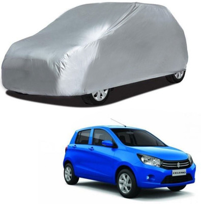 Mobik Car Cover For Maruti Suzuki Celerio (Without Mirror Pockets)(Silver)