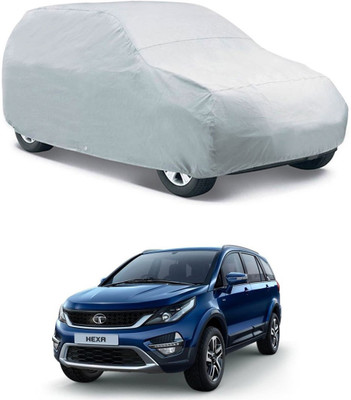 Deltakart Car Cover For Tata Hexa (Without Mirror Pockets)(Silver)