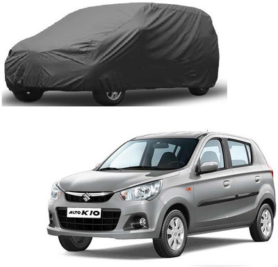Furious3D Car Cover For Maruti Suzuki Alto K10 (Without Mirror Pockets)(Grey)