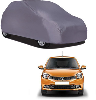 Mobik Car Cover For Tata Tiago (Without Mirror Pockets)(Grey)