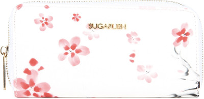 

SUGARUSH Casual White Clutch