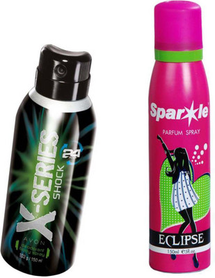 

Avon Anew X-series shock 150 ml With one sparkle perfume spray 150 ml(Set of 2)