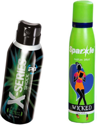 

Avon Anew X-series shock 150 ml With one sparkle perfume spray 150 ml(Set of 2)