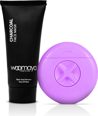 

Woomaya Charcoal Blackhead Remover Peel Off Mask Plus 3 in 1 Travel Razzor(Set of 2)