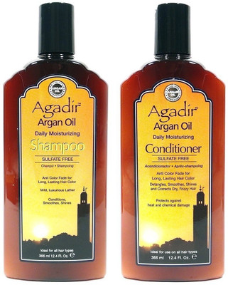 

Agadir Argan Oil Daily Shampoo + Conditioner "Combo Set"(Set of 2)