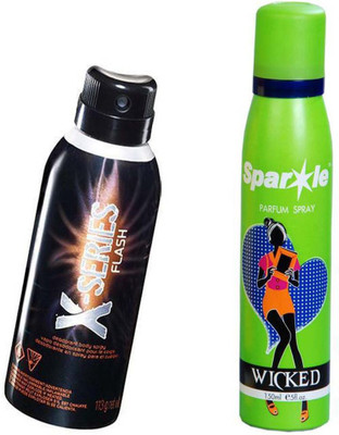 

Avon Anew X-series flash 150 ml With one sparkle perfume spray 150 ml(Set of 2)