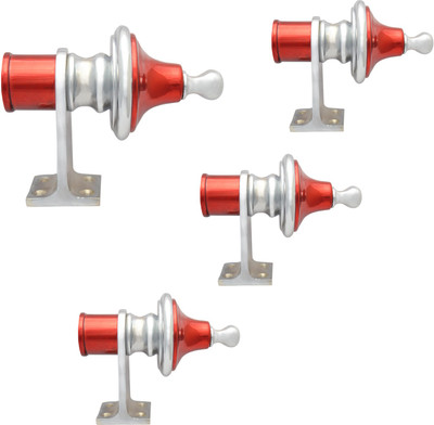 GROWNIX Red Rod Rail Bracket Metal(Pack of 4)