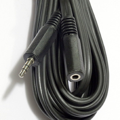 

Prro TV-out Cable Premium Stereo Audio Extension Cable 3.5mm Male to 3.5mm Female Cable(Black, For Home Theater, 1.5 m)