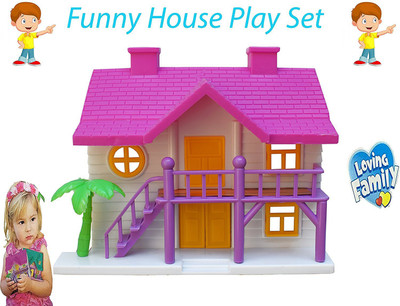 

Prefun DIY Funny House Role Play Toy Set For Girls, Multi Color(Multicolor)
