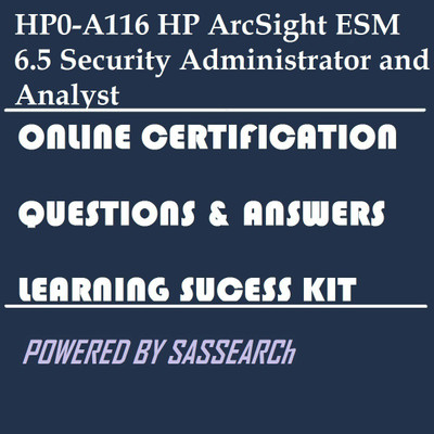 50 Off On Sapsmart Hp0 A116 Hp Arcsight Esm 6 5 Security