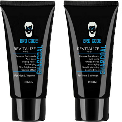 

Bro Code Premium Quality Activated Charcoal Peel Off Mask For Men and Women(120 g)