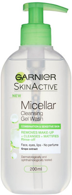 

Garnier Skin Active Micellar Cleaning Gel Wash Face Wash(200 ml)