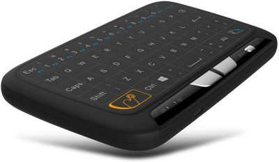 

MBOX H1 Air Mouse Remote, Gamepad with Touch Keyboard , 2.4G, 6 axis Gyro Wireless Mini Keyboard IR Leaning Remote Control with Touchpad for Smart TV , Android TV Boxes , Raspberry Pi 3 , Laptop Desktop PC Wi-fi Gamepad(Black, For iOS, PC, Android, PS4)