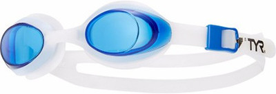 

TYR Youth Flex Frame Swimming Goggles(White, Blue), Blue;clear