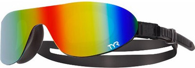 

TYR Swim Shade Mirrored Swimming Goggles(Multicolor), Black;rainbow