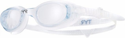 

TYR Technoflex 4 0 Jr Swimming Goggles(White), Clear;silver