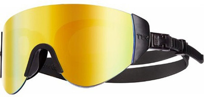

TYR Renegade Swimshades Mirrored Swimming Goggles(Black, Yellow), Black;gold