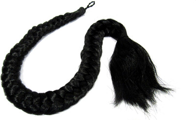 SHREE MAULI CREATION SMCH17 Braid Extension(Black)
