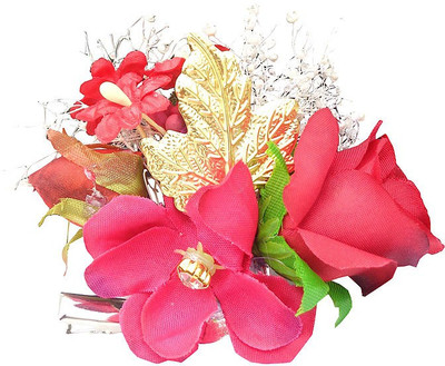 

Trendeela.com Feriha Floral Partyuse Bun Clip(Multicolor)
