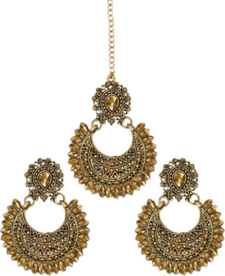 Zaveri pearls zinc cheap jewel set
