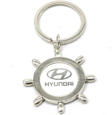 

Faynci Sun Design with Hyundai Metal Logo High Quality Stainless Steel Key Ring Key Chain for Hyundai Lover Key Chain