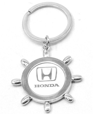 

Faynci Sun Design with Honda Metal Logo High Quality Stainless Steel Key Ring Key Chain for Honda Lover Key Chain