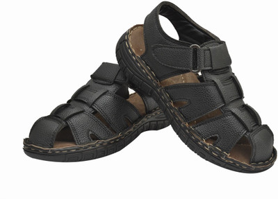 

Enzo Cardini Boys Velcro Sports Sandals(Black
