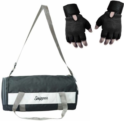 

Snipper Combo of Stylish Gym Bag and gloves Gym & Fitness Kit