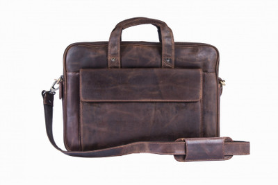 

lederworld 15.6 inch Laptop Messenger Bag(Brown)