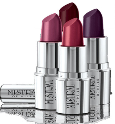 

Vestige MISTRAL OF MILAN CLASSIC CREME LIPSTICK(MERRY ME RED, HOT PINK, TRUE MAGENTA, BLACK CURRANT)